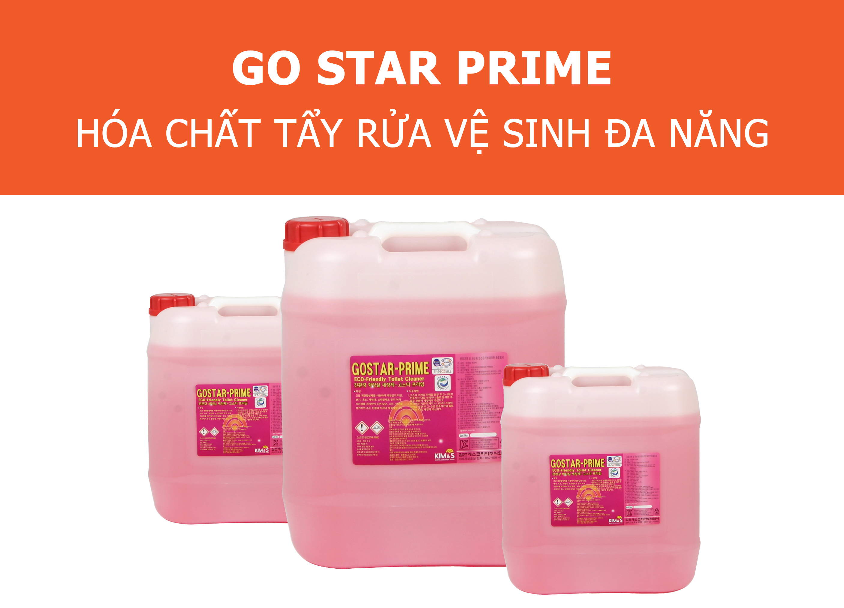 Go Star Prime Hóa chất tẩy rửa vệ sinh đa năng