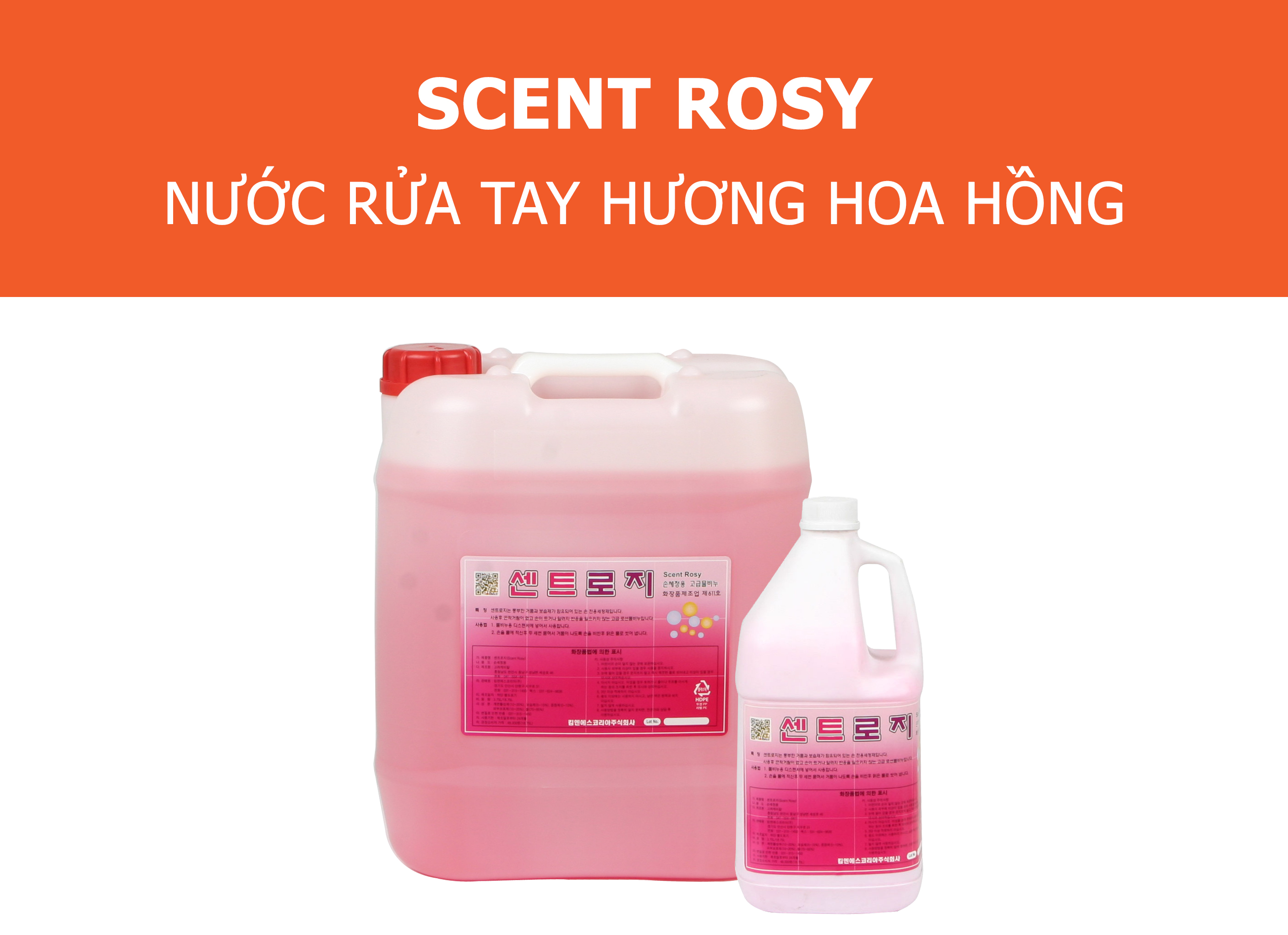 Scent Rosy Nước rửa tay hương hoa hồng