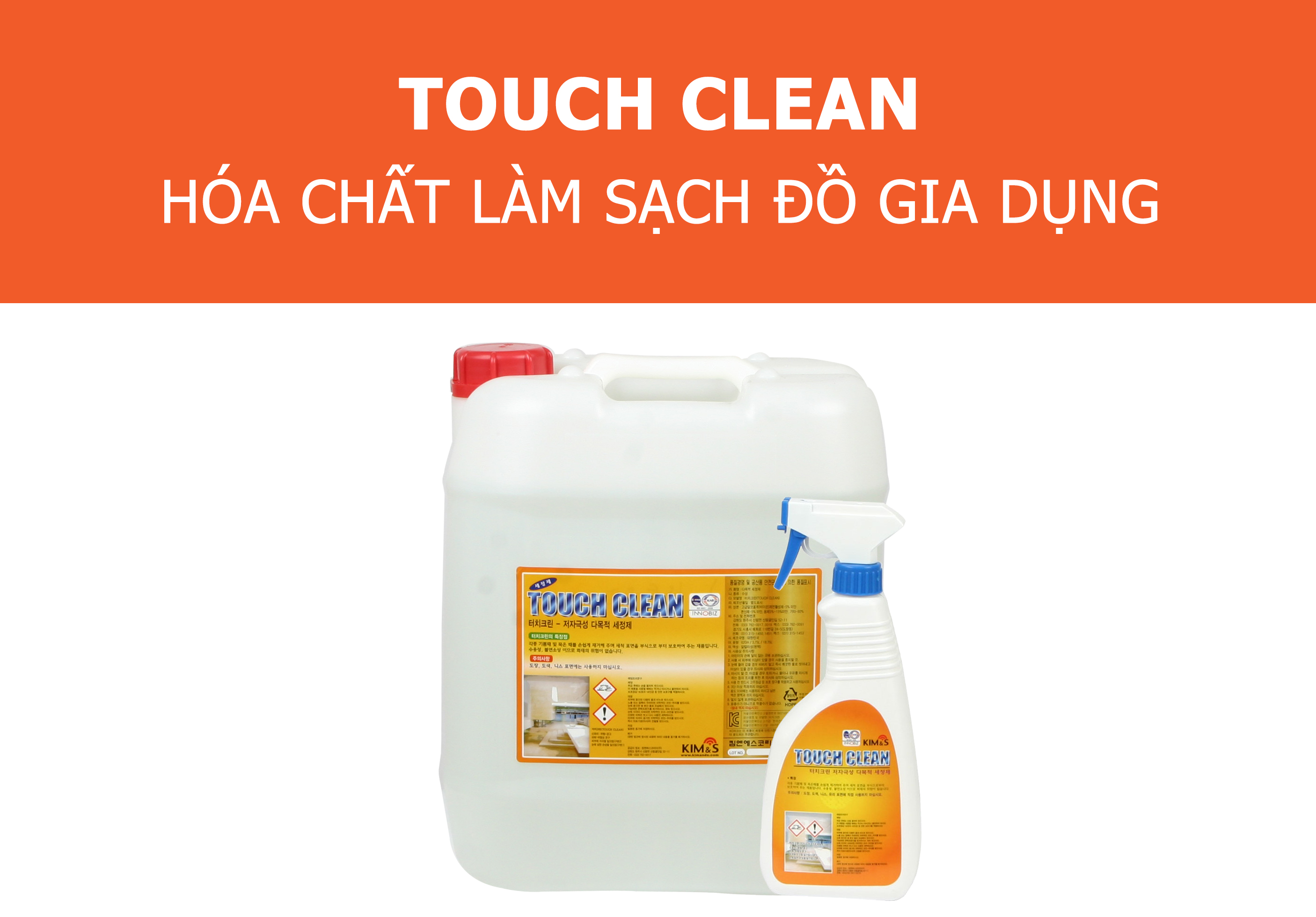 Touch Clean Hóa chất làm sạch đồ gia dụng