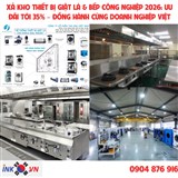 Xả Kho Thiết Bị Giặt Là & Bếp Công Nghiệp 2026: Ưu Đãi Tới 35% – Đồng Hành Cùng Doanh Nghiệp Việt